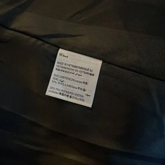 INC International Concepts Men's Tan Coat Trench Coat Peacoat Size M - Picture 6 of 6